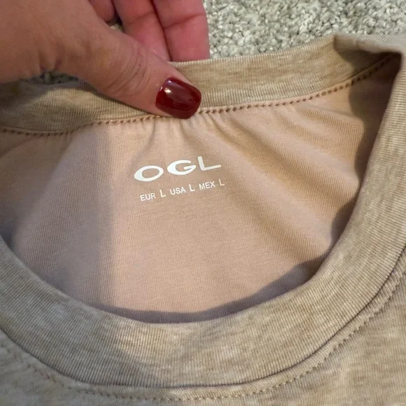 OGL Lyocell Wool Mid Rise Wide Leg Pull-on Pants Pockets SET With TOP Large New - Picture 10 of 11